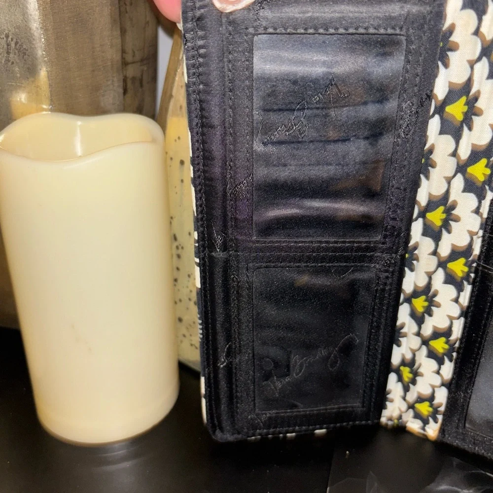 Vera Bradley- called "Fanfare" tri-fold wallet. - Picture 2 of 7